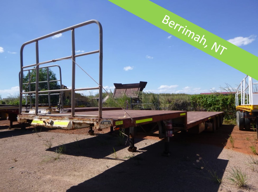 1 · 1998 Kreuger 12.7 m Tri Axle Step Deck B Trailer