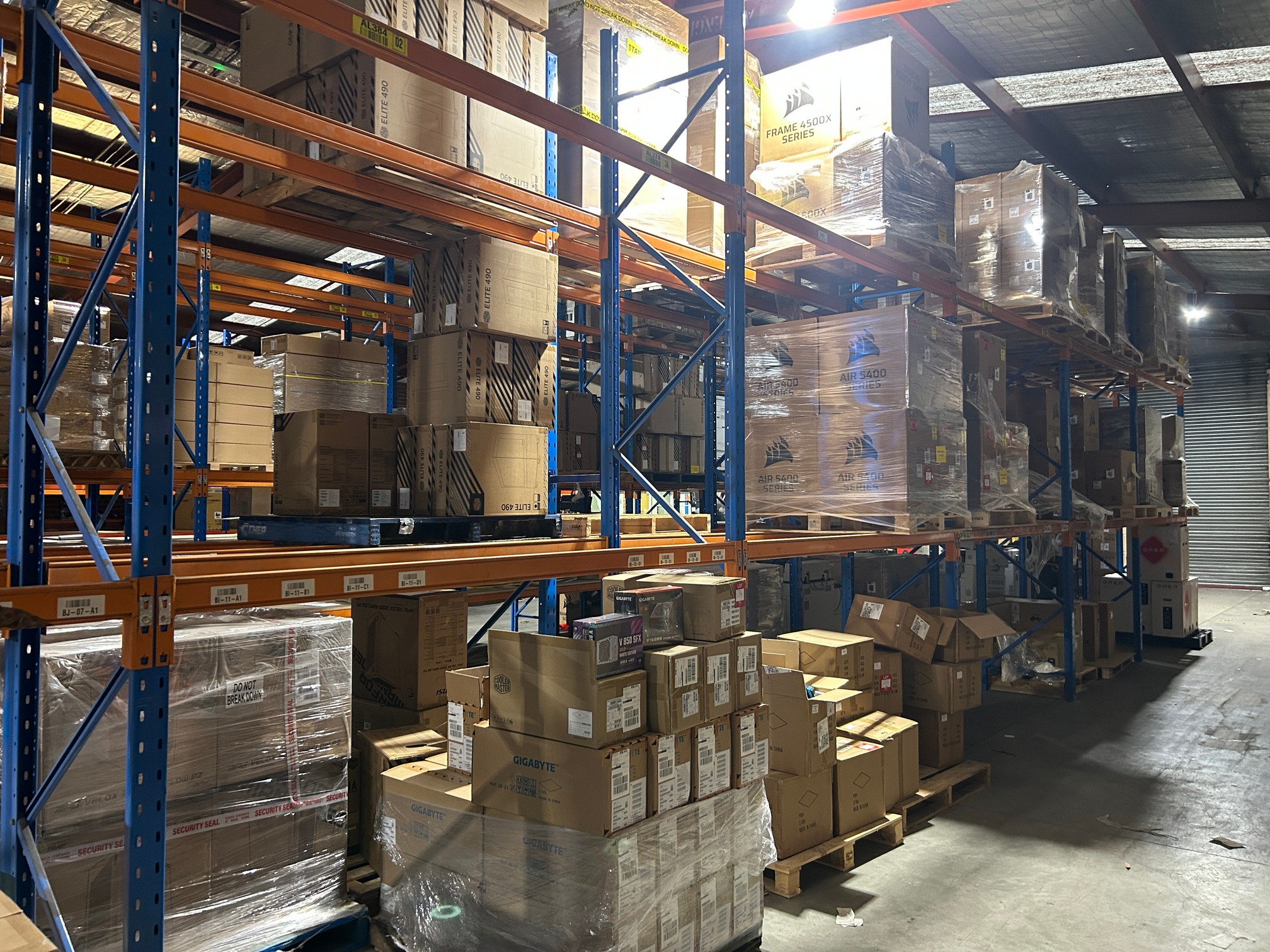 20 x BAYS OF DEXION PALLET RACKING
