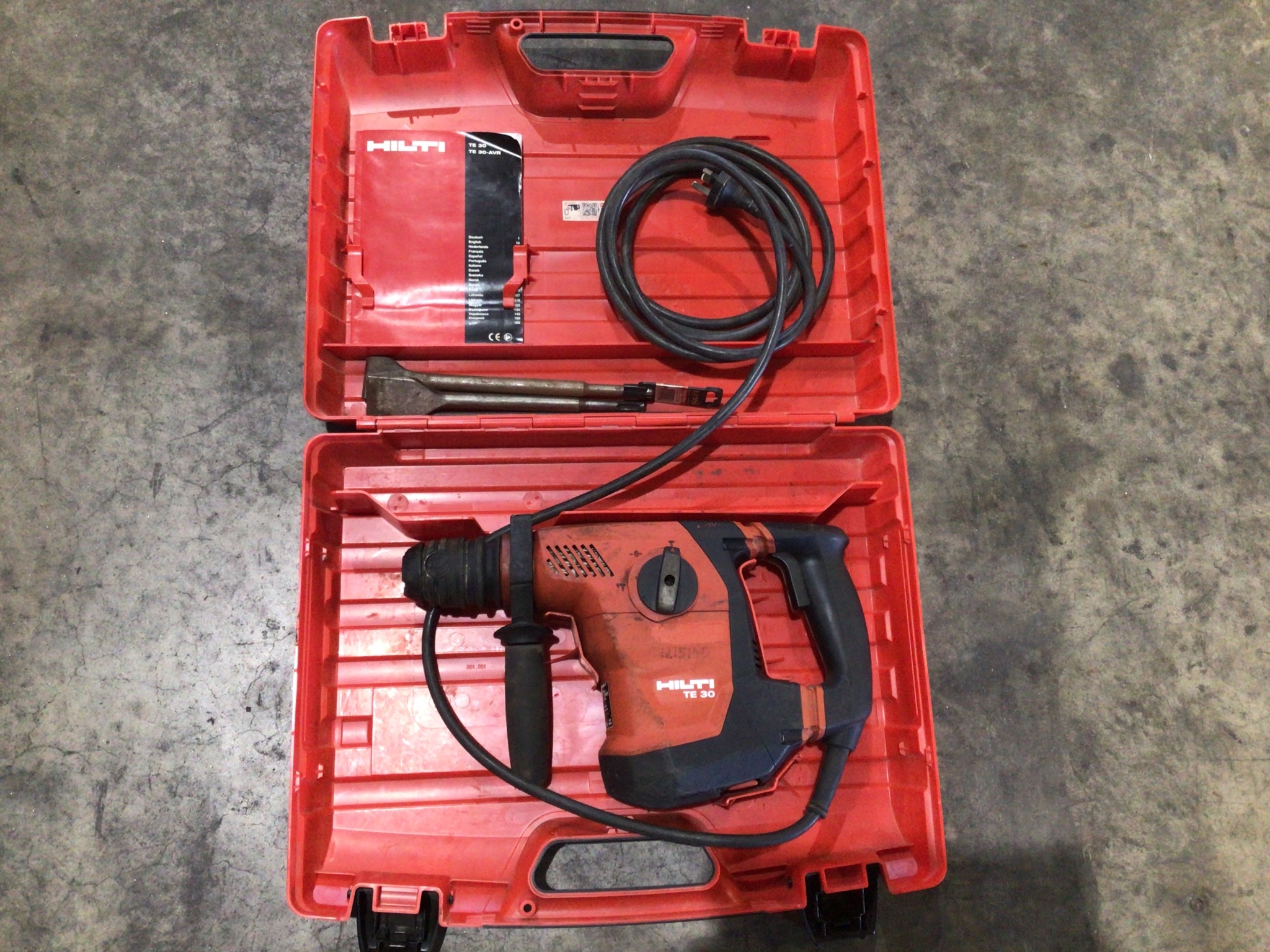 Hilti TE 30-AVR 02 Small Breaker Drill 240V