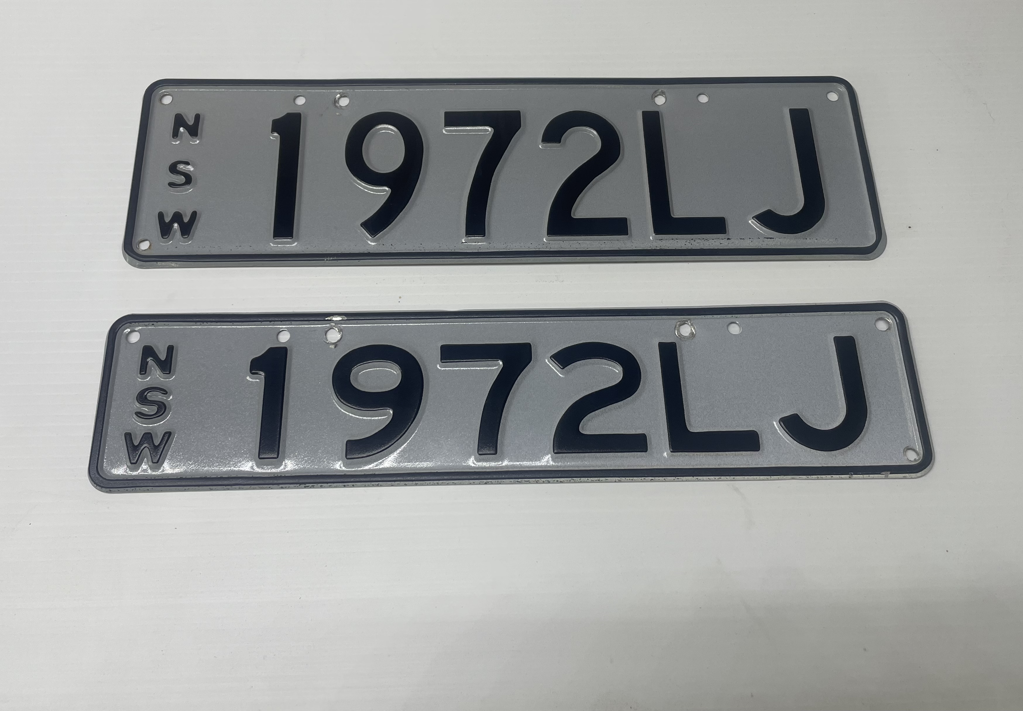 Newcastle Custom 1972LJ Number Plates Slattery Auctions