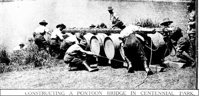 ENGINEERS TRAINING FOR SERVICE ABROAD. Sydney Mail, Wednesday 1 March 1916, 13.