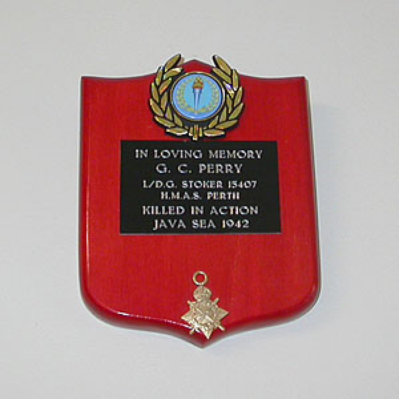 Rosemary Lodge RSL Hostel HMAS Perth Memorial plaques NSW War