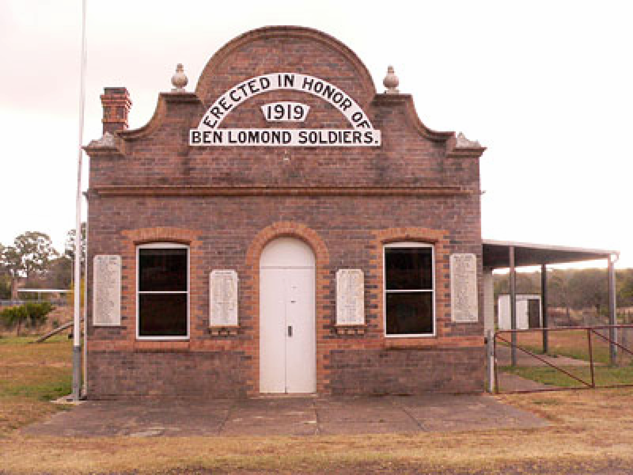 Ben Lomond War Memorial Hall and First and Second World War Honour