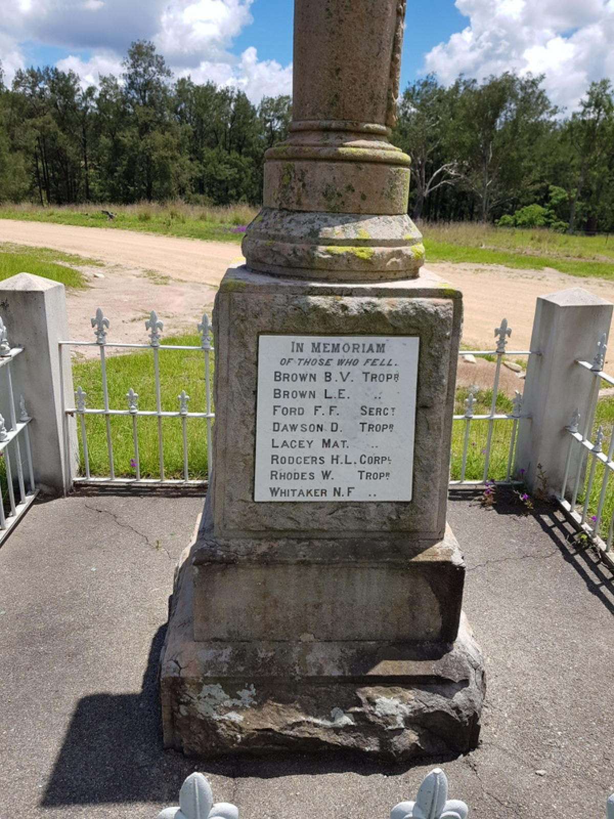 Newton Boyd War Memorial NSW War Memorials Register