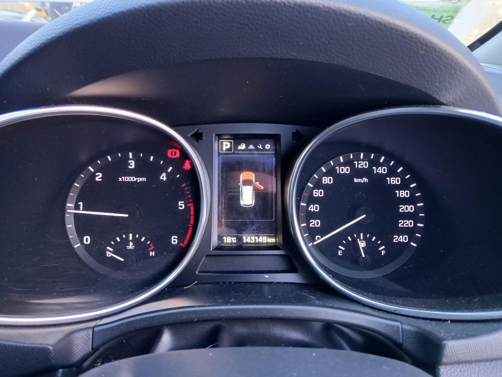 2017 Hyundai Santa Fe Seatbelt/Stalk View Auto part Seatbelt/Stalk Hyundai Santa Fe 2017