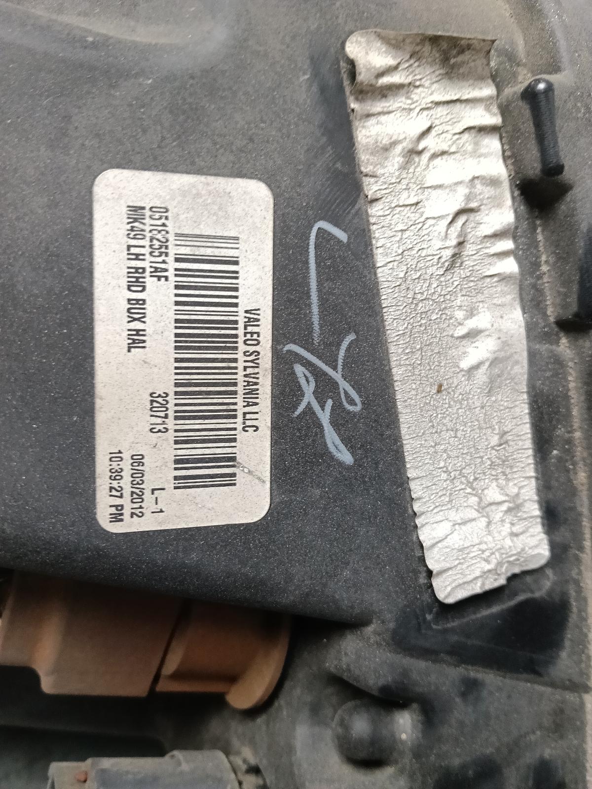 View Auto part Left Headlamp Jeep Compass 2013