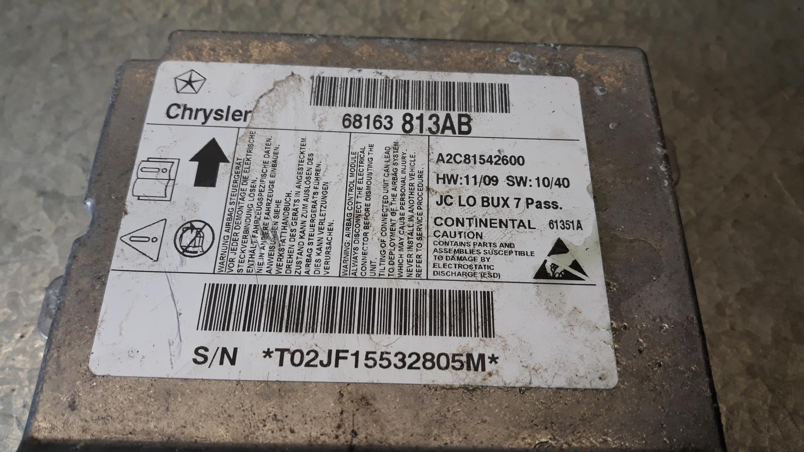 View Auto part Airbag Module/Sensor Fiat Freemont 2013