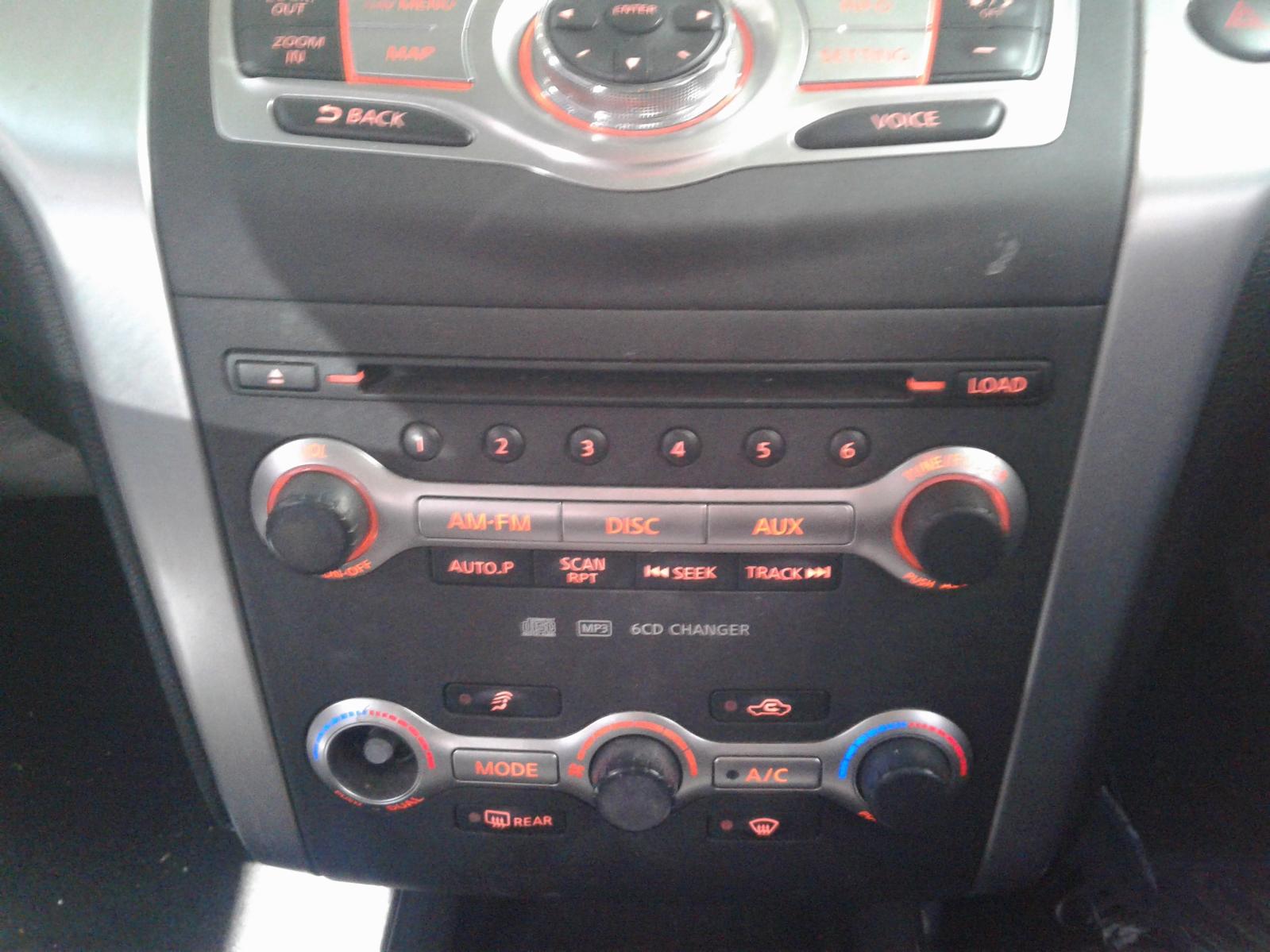 2009 Nissan Murano Radio/Cd/Dvd/Sat/Tv View Auto part Radio/Cd/Dvd/Sat/Tv Nissan Murano 2009