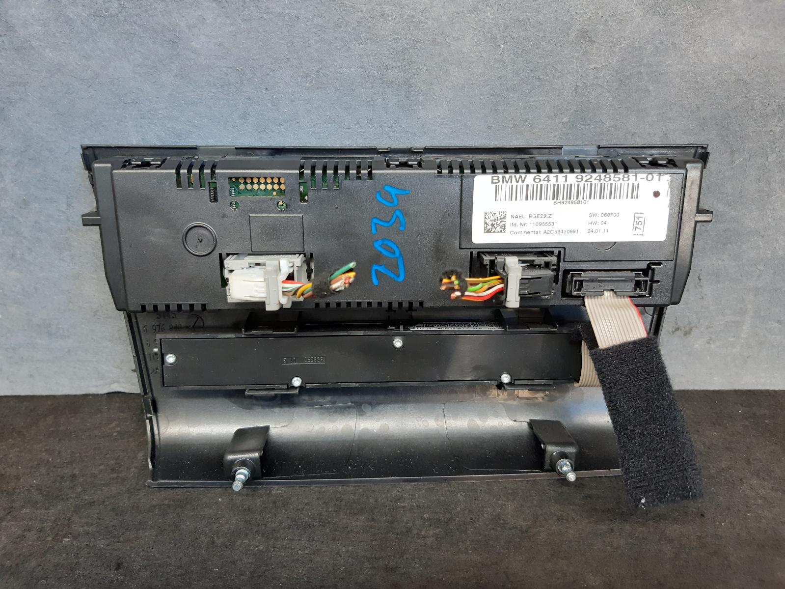 View Auto part Heater/Ac Controls Bmw 1 Series 2011