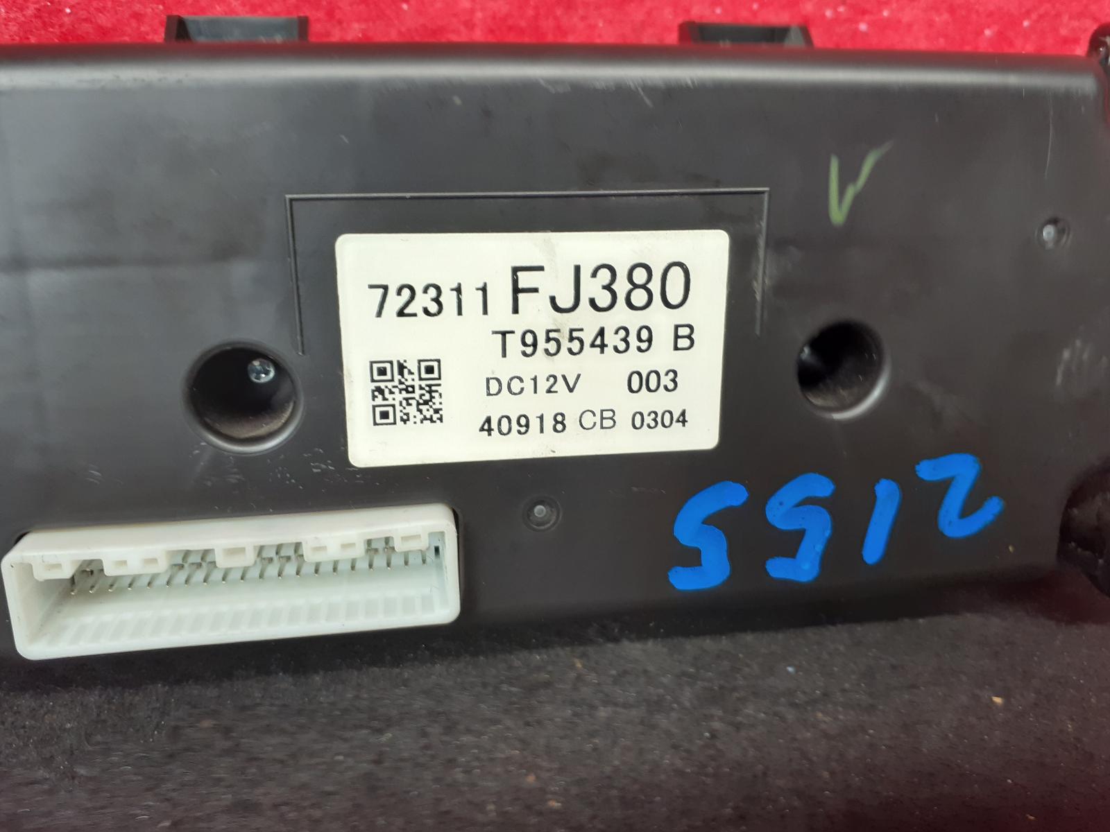 View Auto part Heater/Ac Controls Subaru Xv 2014