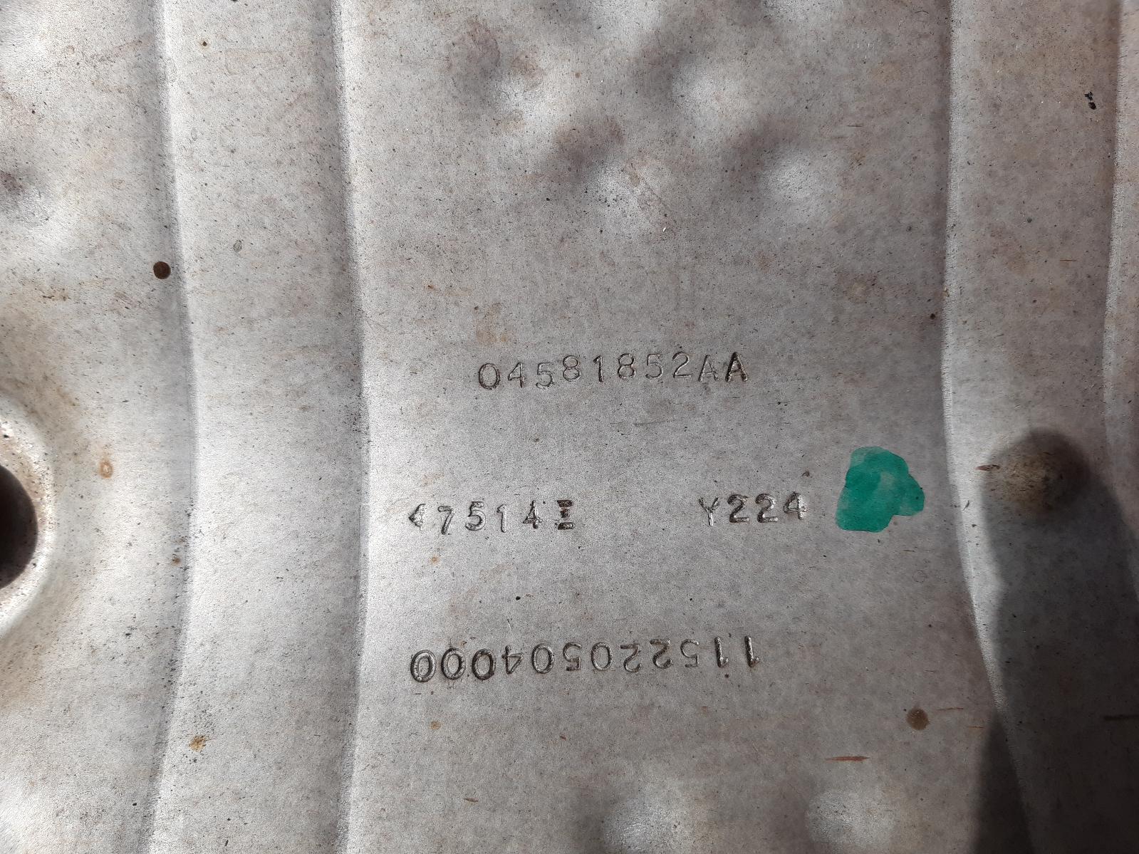 Exhaust System 300c Chrysler 2006