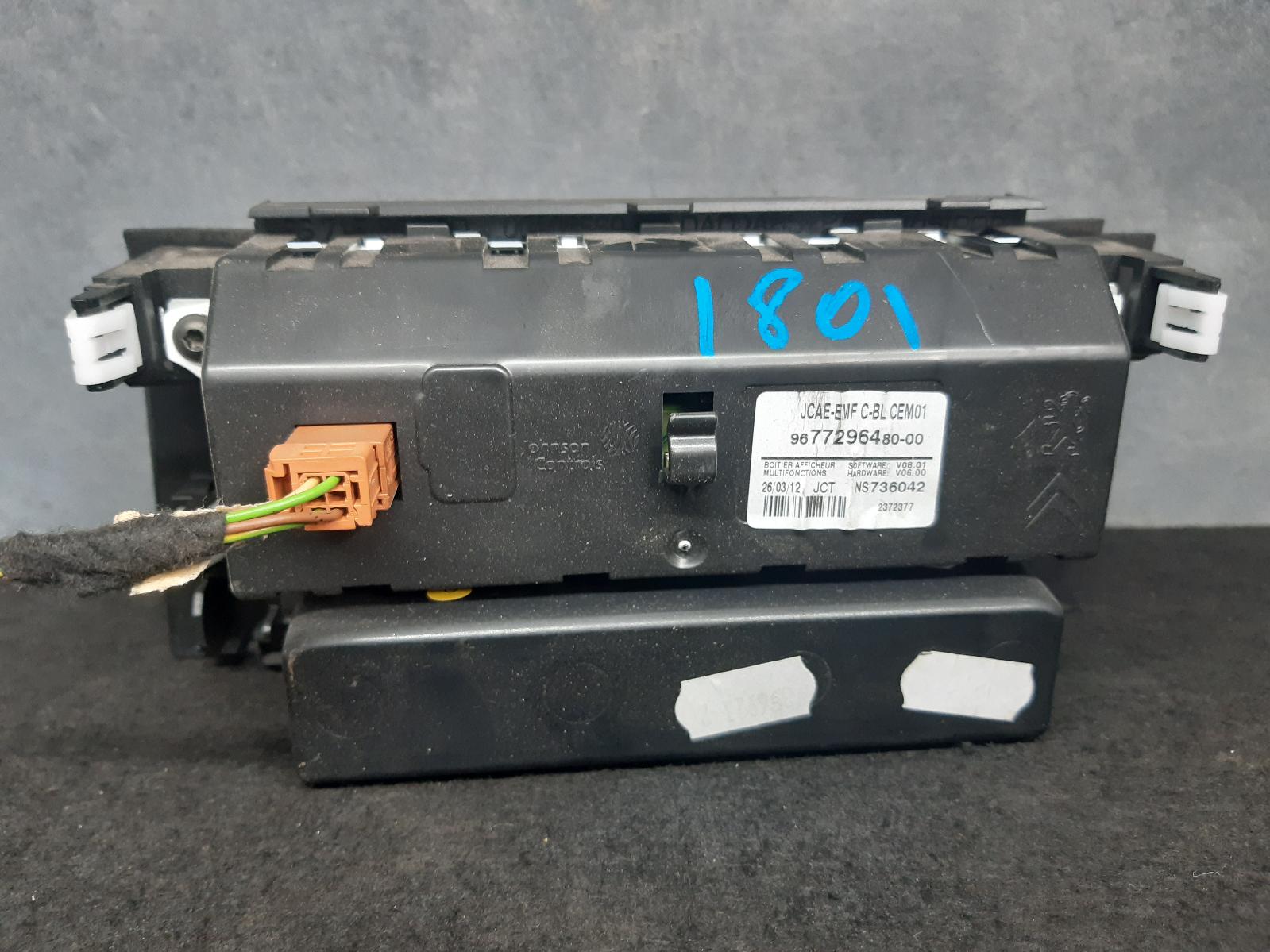 View Auto part Instrument Cluster Citroen C4 2013