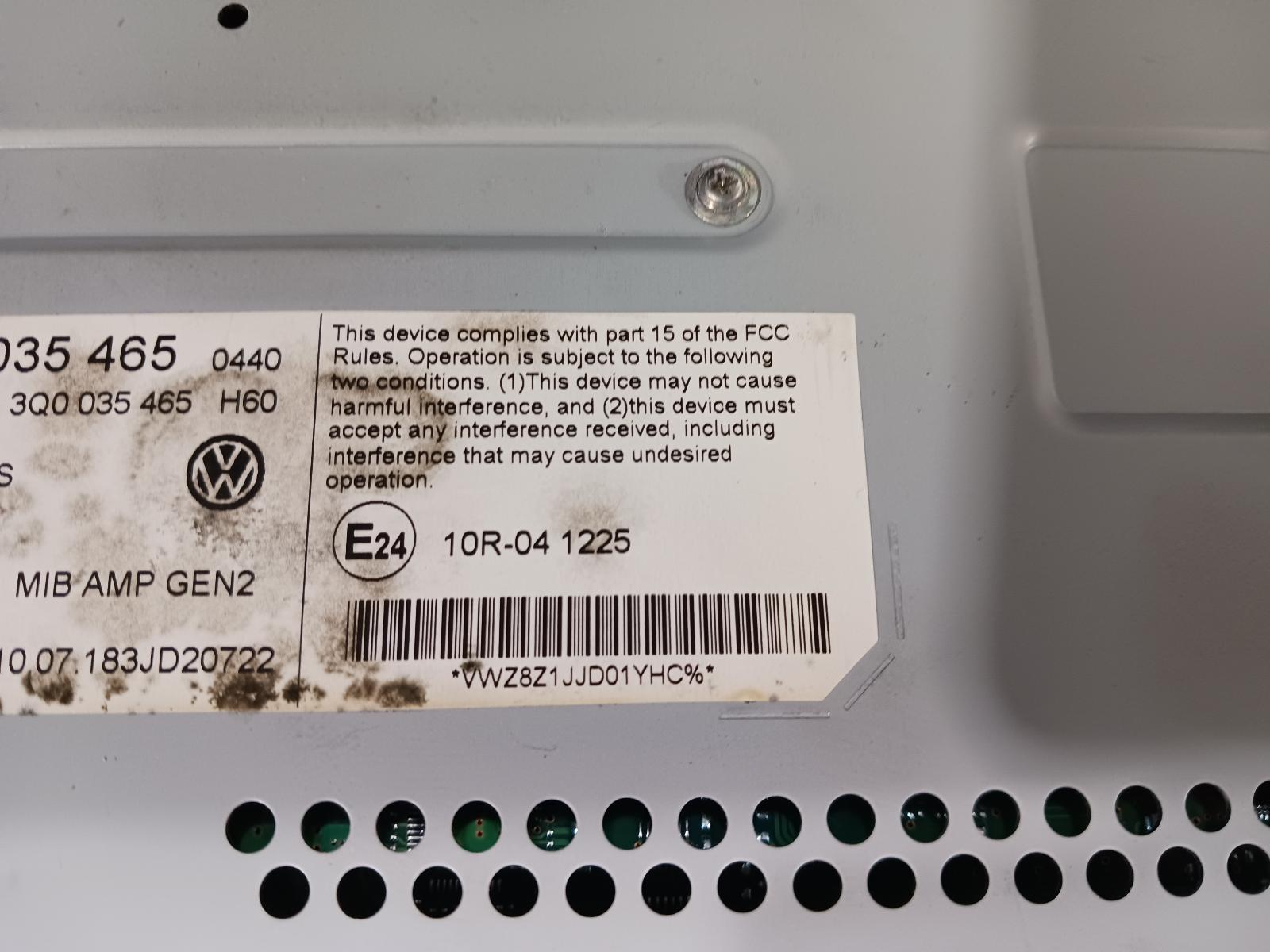 2018 Volkswagen Tiguan Radio/Cd/Dvd/Sat/Tv View Auto part Radio/Cd/Dvd/Sat/Tv Volkswagen Tiguan 2018