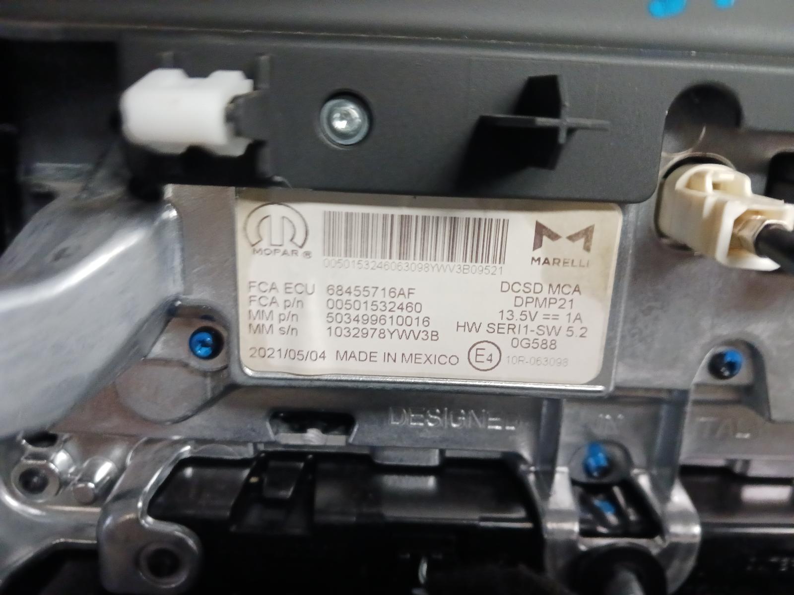 View Auto part Radio/Cd/Dvd/Sat/Tv Jeep Compass 2021