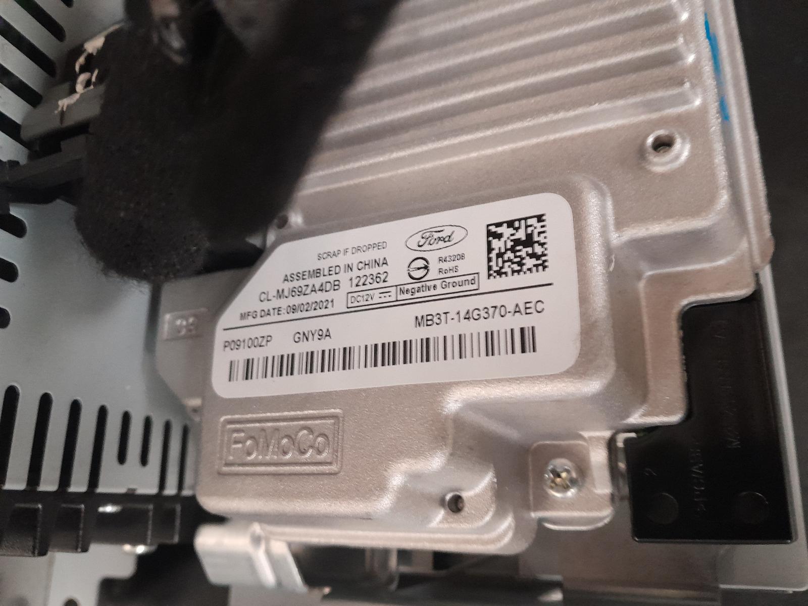 View Auto part Radio/Cd/Dvd/Sat/Tv Ford Ranger 2021