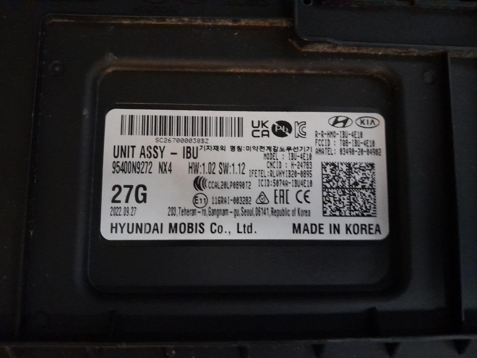 View Auto part Ecu Hyundai Tucson 2022
