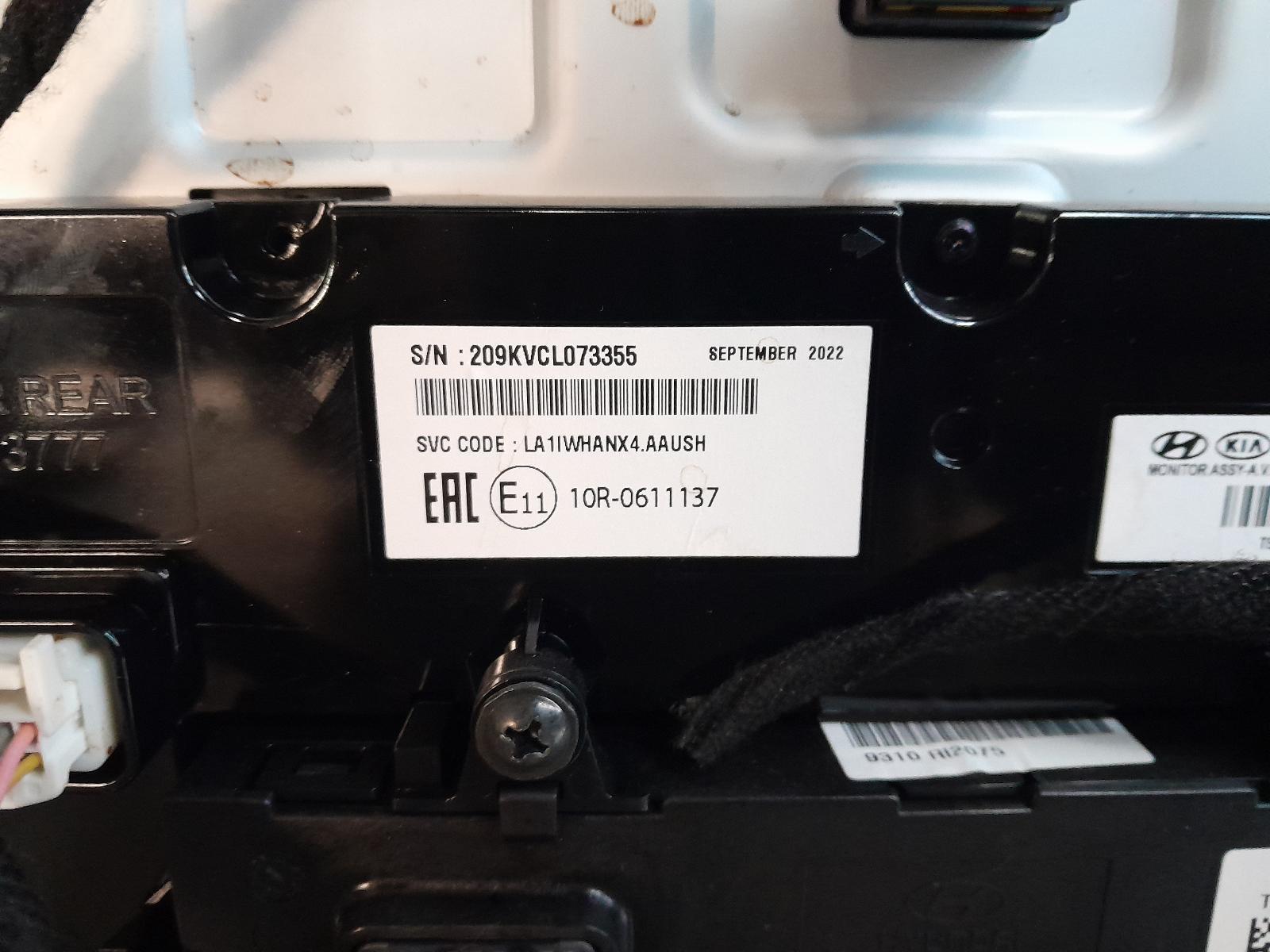 2022 Hyundai Tucson Radio/Cd/Dvd/Sat/Tv View Auto part Radio/Cd/Dvd/Sat/Tv Hyundai Tucson 2022