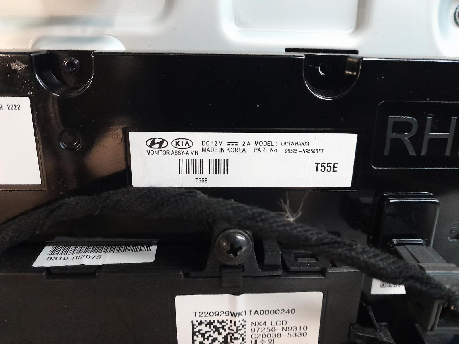 2022 Hyundai Tucson Radio/Cd/Dvd/Sat/Tv View Auto part Radio/Cd/Dvd/Sat/Tv Hyundai Tucson 2022