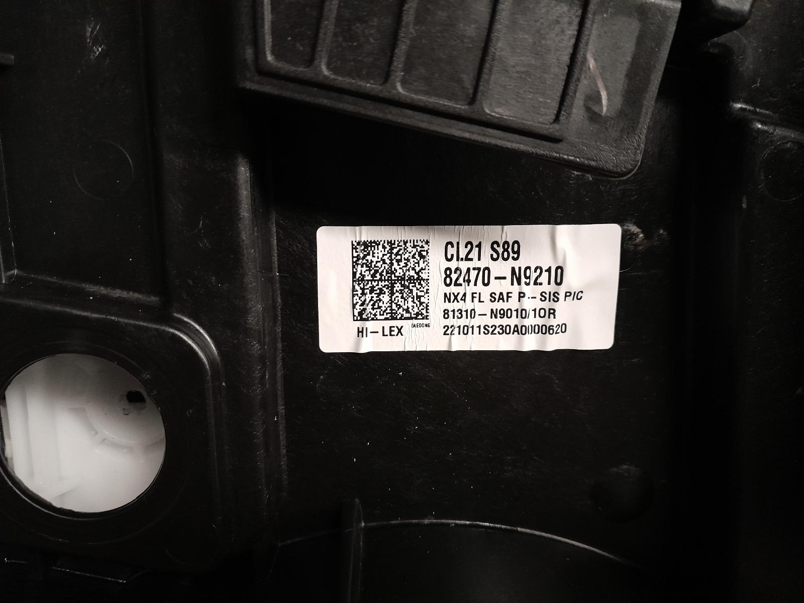 View Auto part Left Front Window Reg/Motor Hyundai Tucson 2022