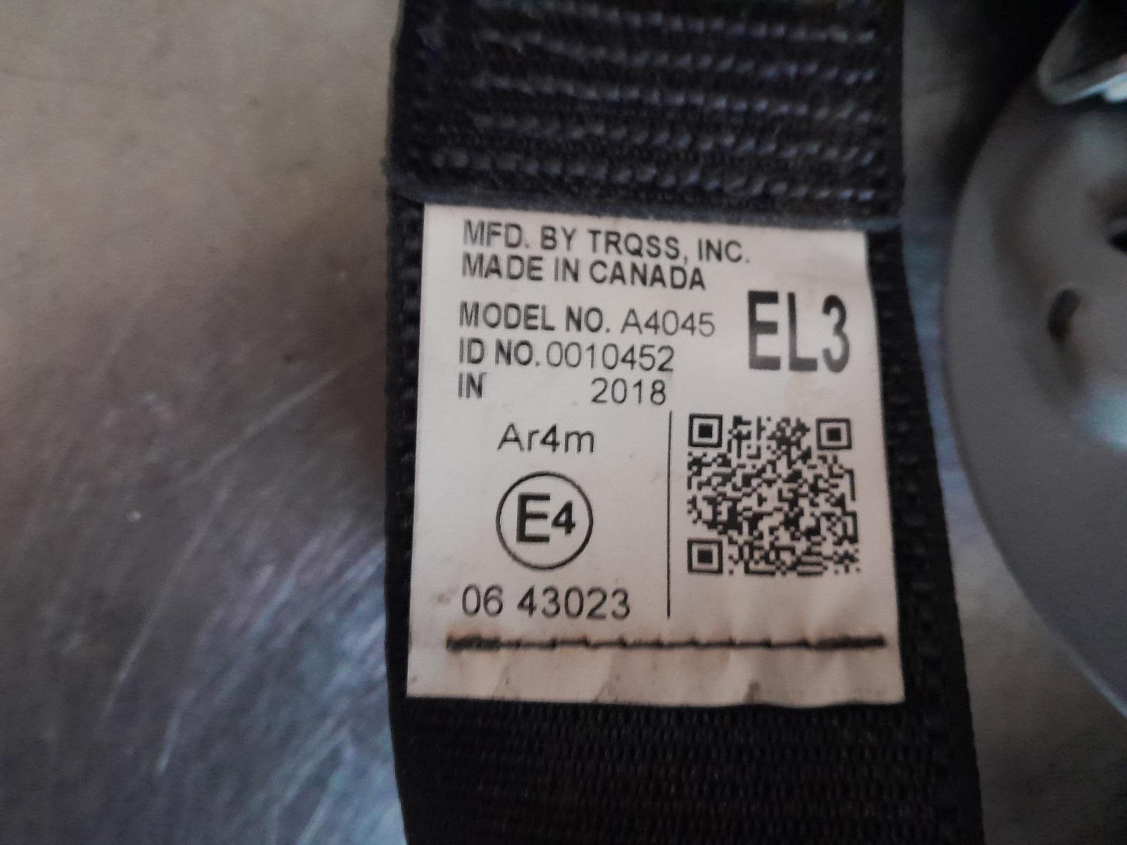 View Auto part Seatbelt/Stalk Toyota Kluger 2018