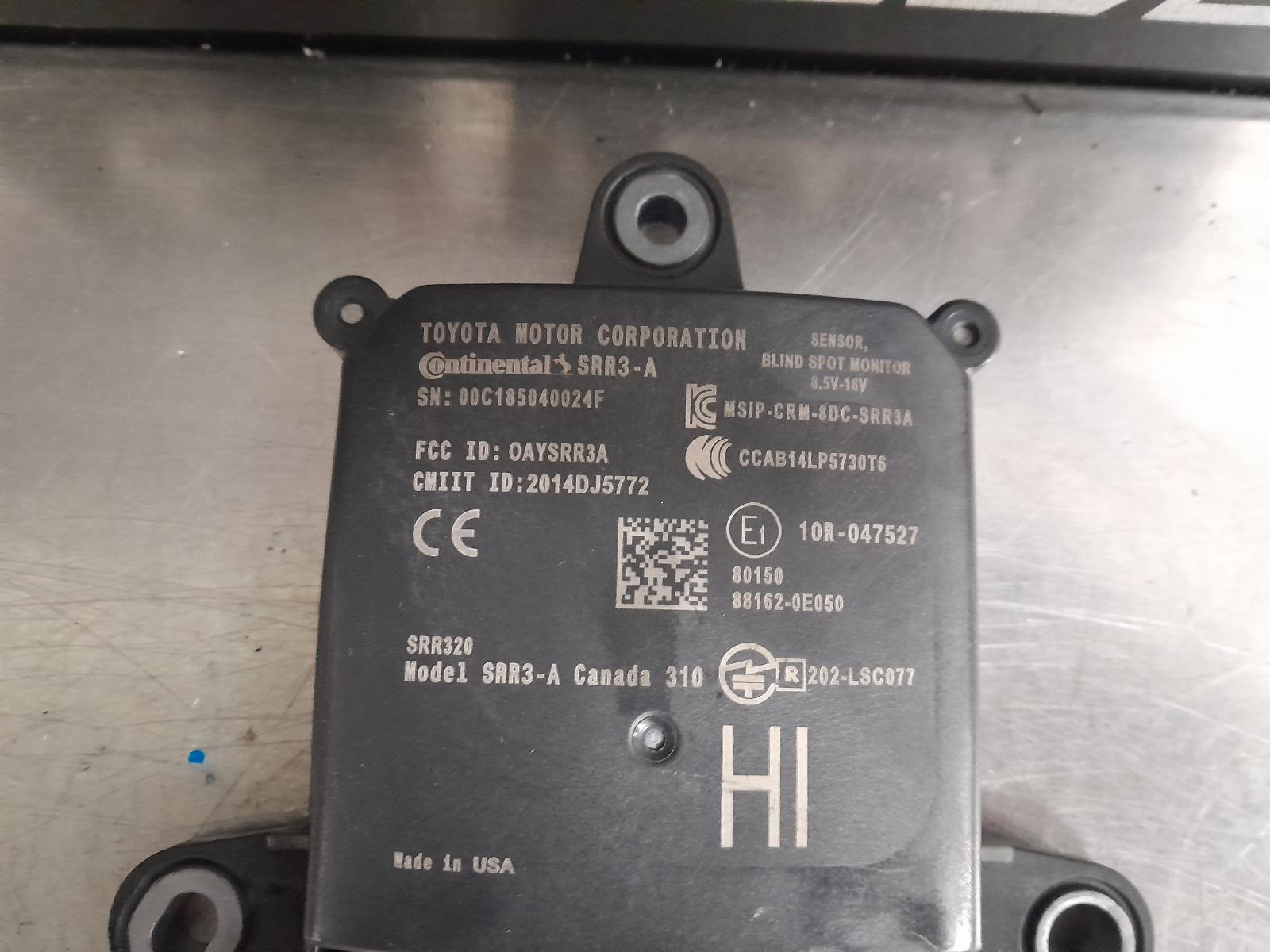 View Auto part Reverse Camera Toyota Kluger 2018