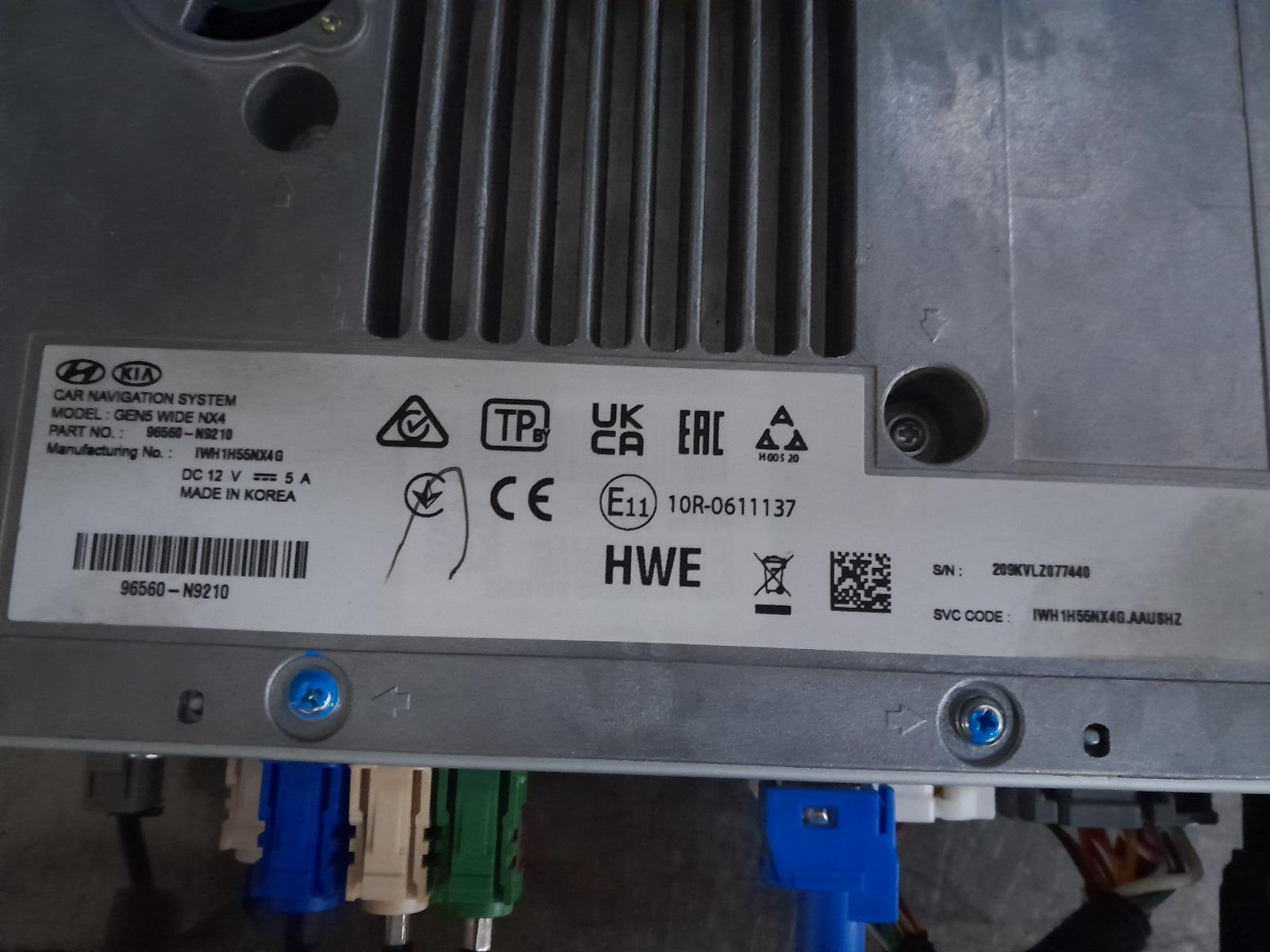 View Auto part Radio/Cd/Dvd/Sat/Tv Hyundai Tucson 2022