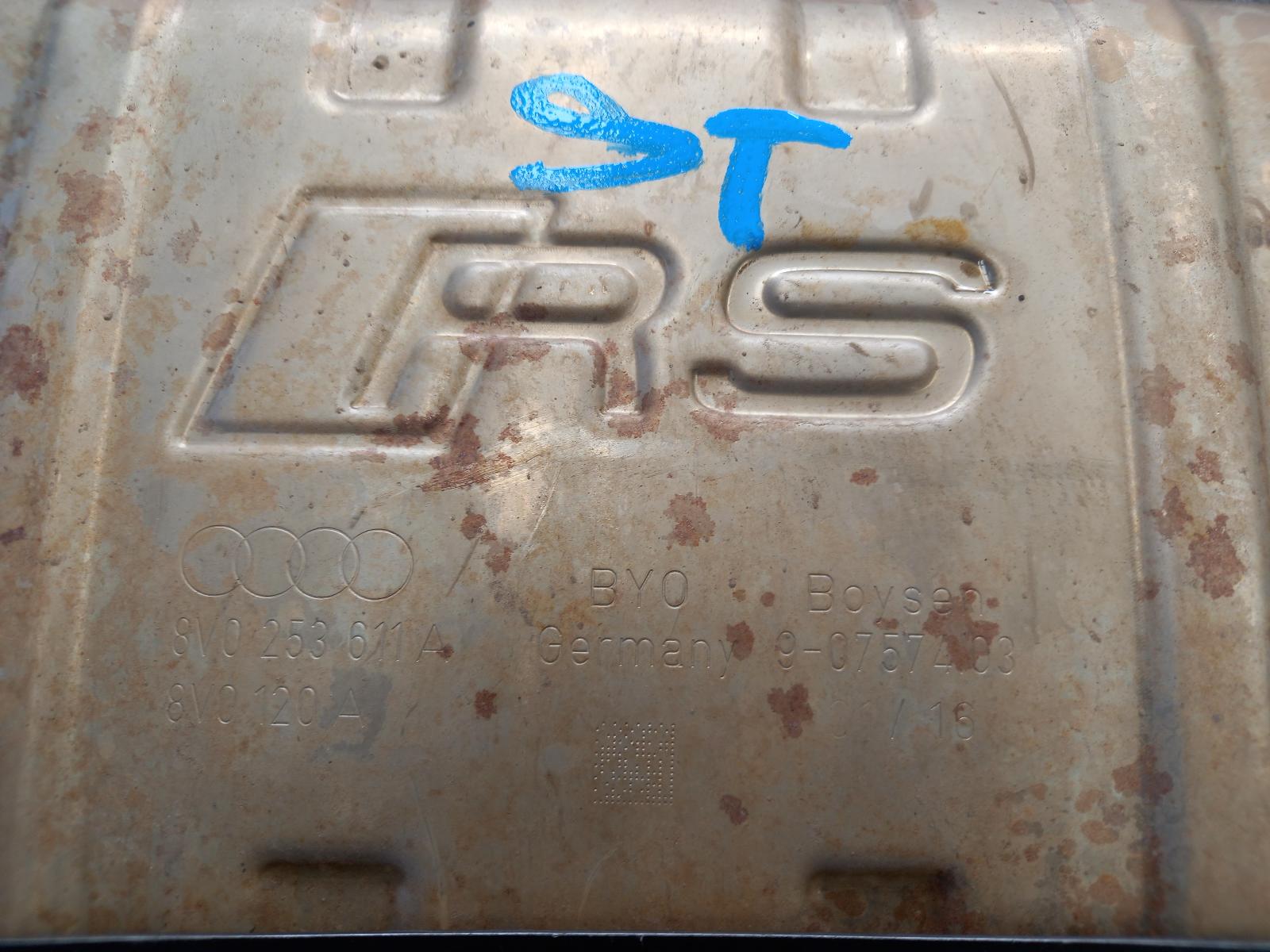 View Auto part Exhaust System Audi A3 2015