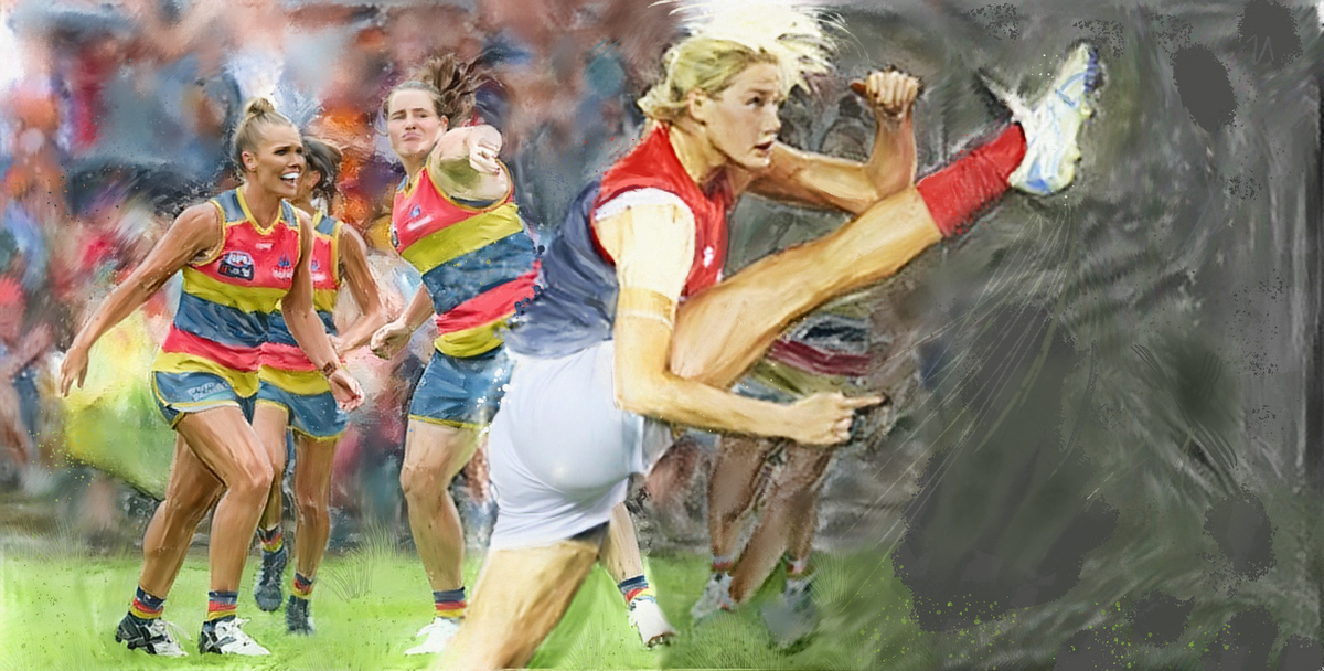 Go the Dees! Artwork by Gordon Napier.