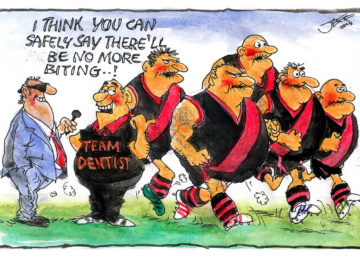 Jeff sinks his teeth into the footy news