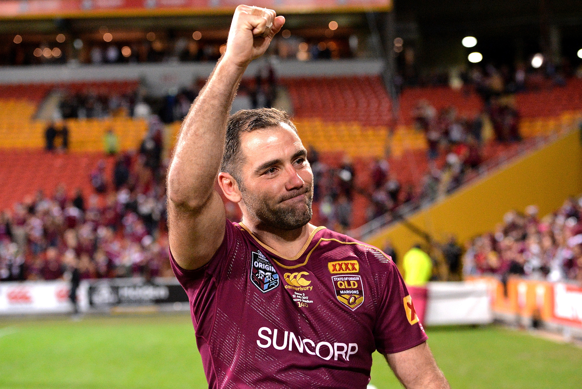 Cameron Smith hangs up the maroon jumper. Bradley Kanaris/Getty Images