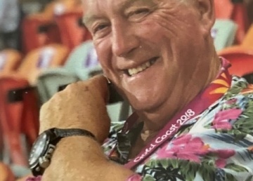 Maurie Plant during the 2018 Commonwealth Games