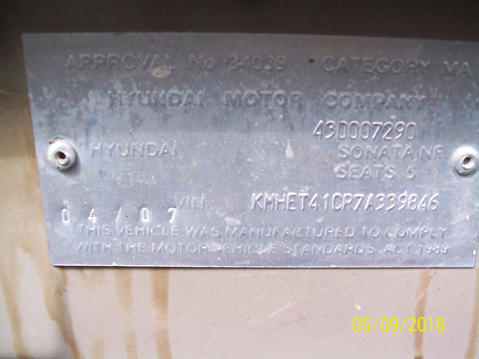 View Auto part Alternator Hyundai Sonata 2007