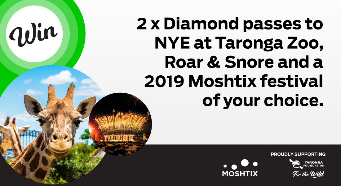 Win The Ultimate 2019 New Years Experience With Moshtix and Taronga Zoo