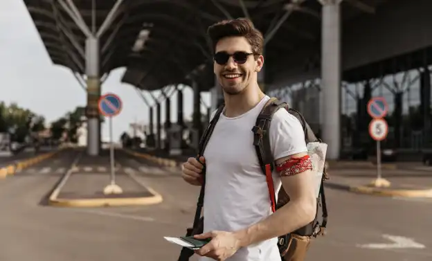 Male UGC Creators in Their 30s Wanted! Travel Enthusiasts for Bag Brand Content campaign creative for Travel Product