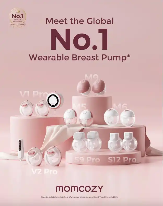 Momcozy 2026 promo in Australia campaign creative for Momcozy