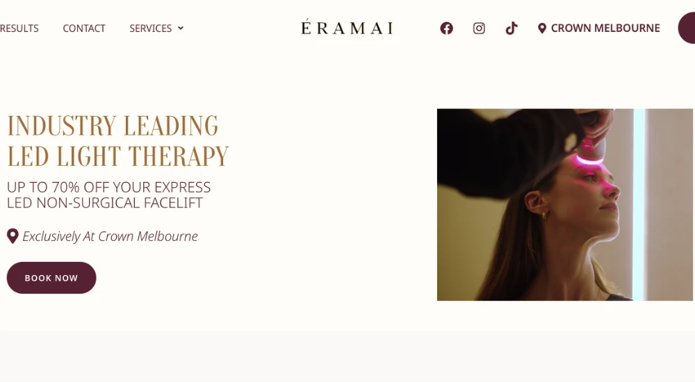Create Authentic UGC for RAMAI s Luxury LED Skincare Clinic at Crown Melbourne