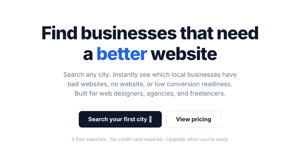 Show How You Find Clients Faster with LeadsByLocation