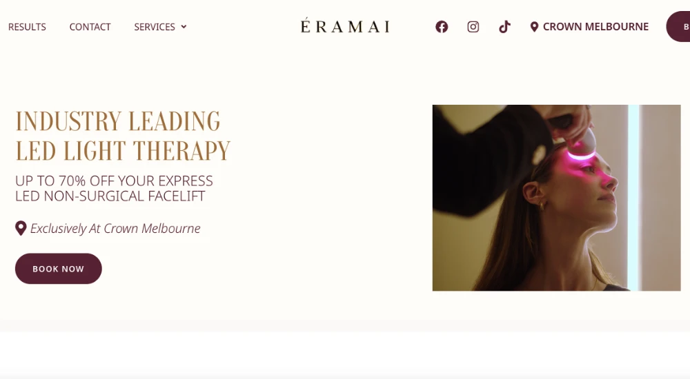 Experience RAMAI s Luxury LED Skin Treatments at Crown Melbourne