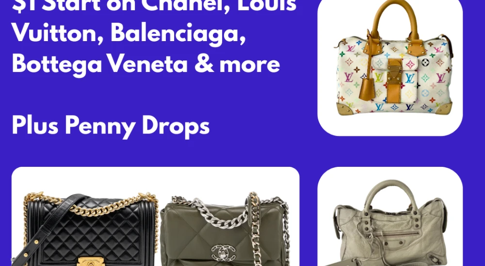 Promote Anne Closet s eBay Live, Authenticated Vintage Designer Drop