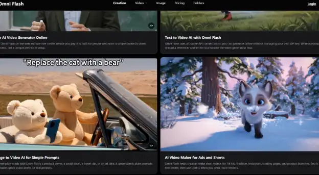 Create UGC Videos Showcasing Omni Flash AI Video Generator
