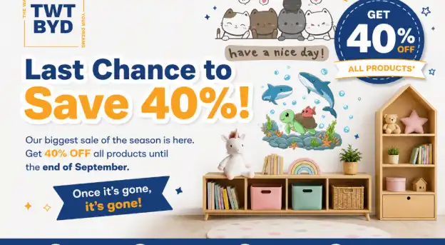 drive sales through our Get 40% OFF until the end of September
