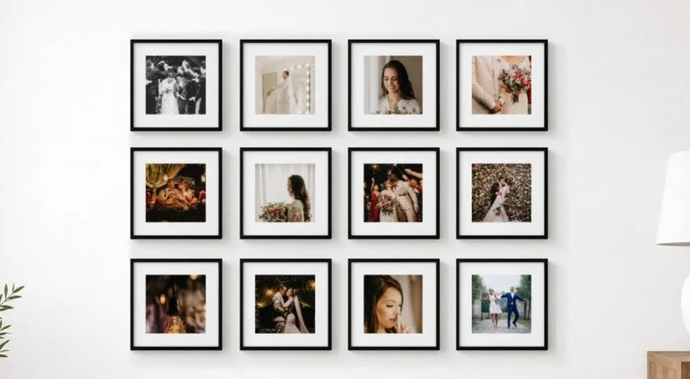 Show Us How You Display Your Memories Framed Photo Tiles by Diamond Photo