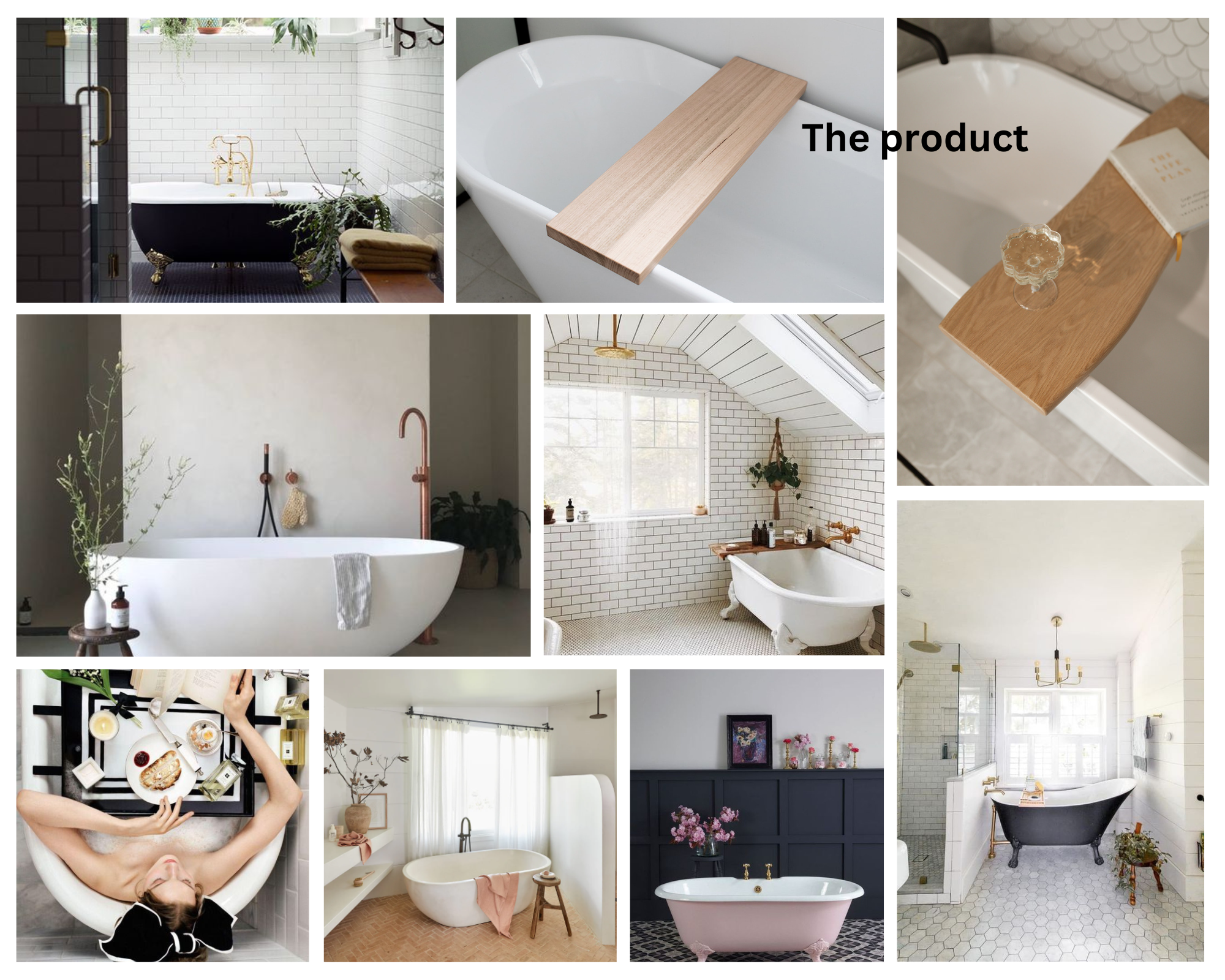 Content creation of timber bath caddy | The Timber Line | The Right Fit
