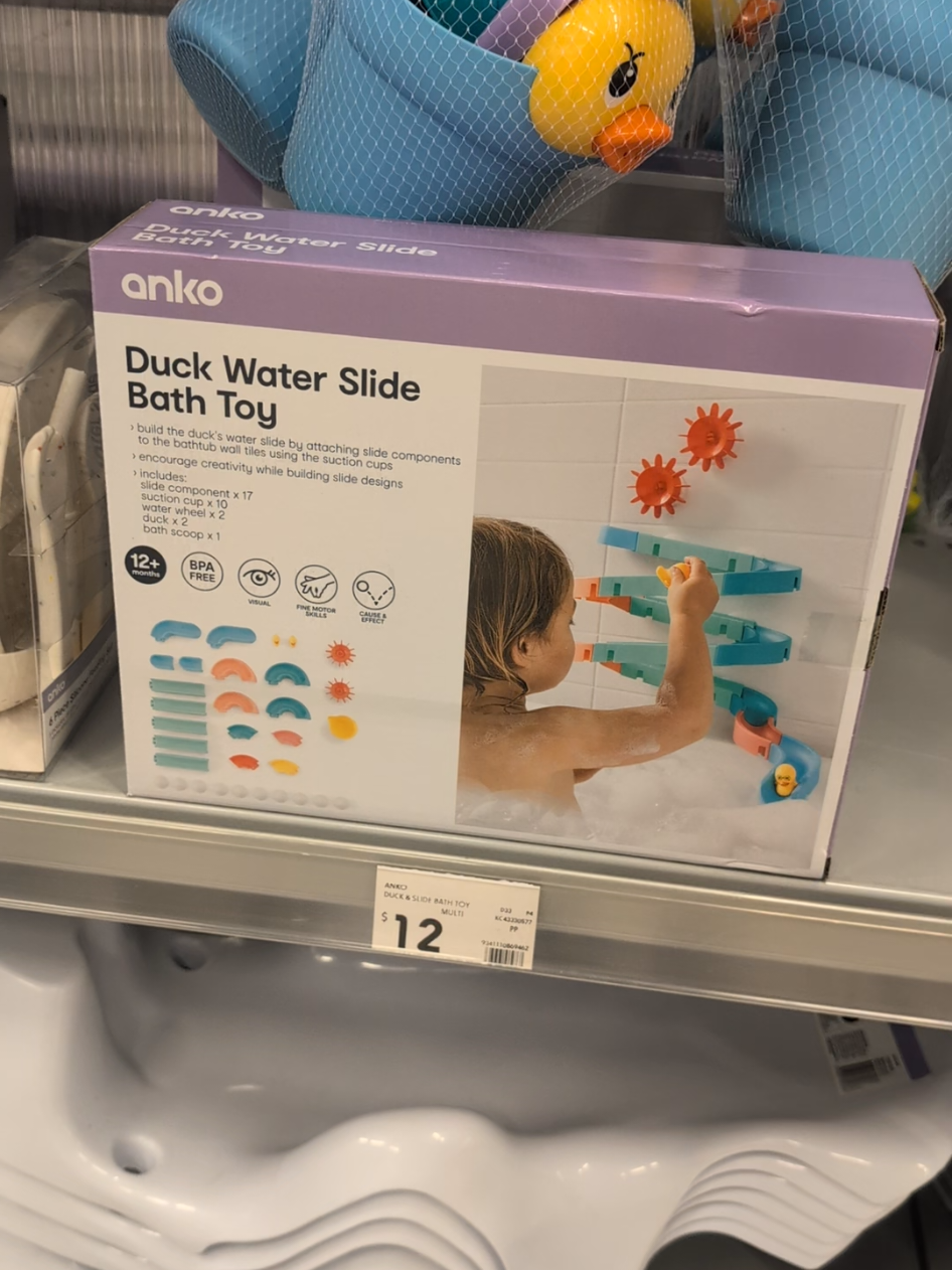 Kmart Duck Water Slide Bath Toy – UGC Demo Video