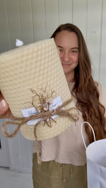 Honeycomb Glow Candles