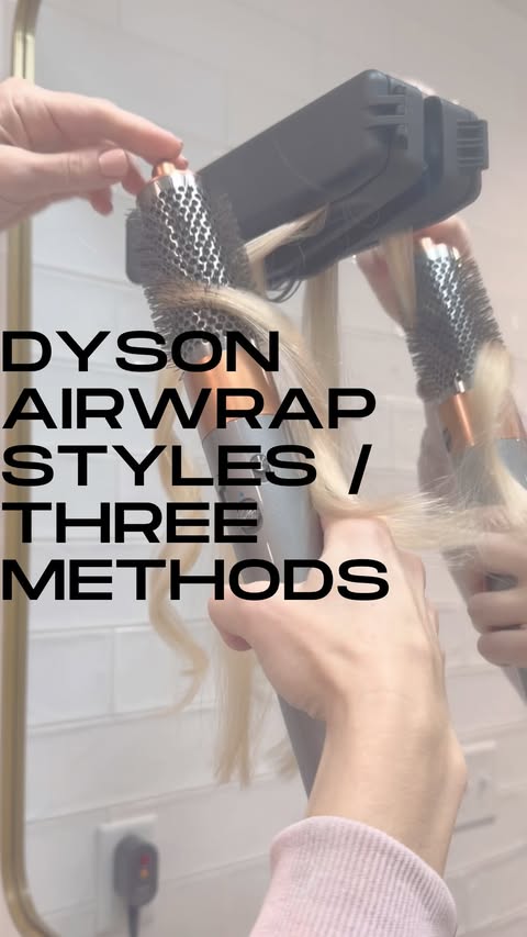 3 WAYS TO STYLE WITH @dysonhairpro AIRWRAP ✨