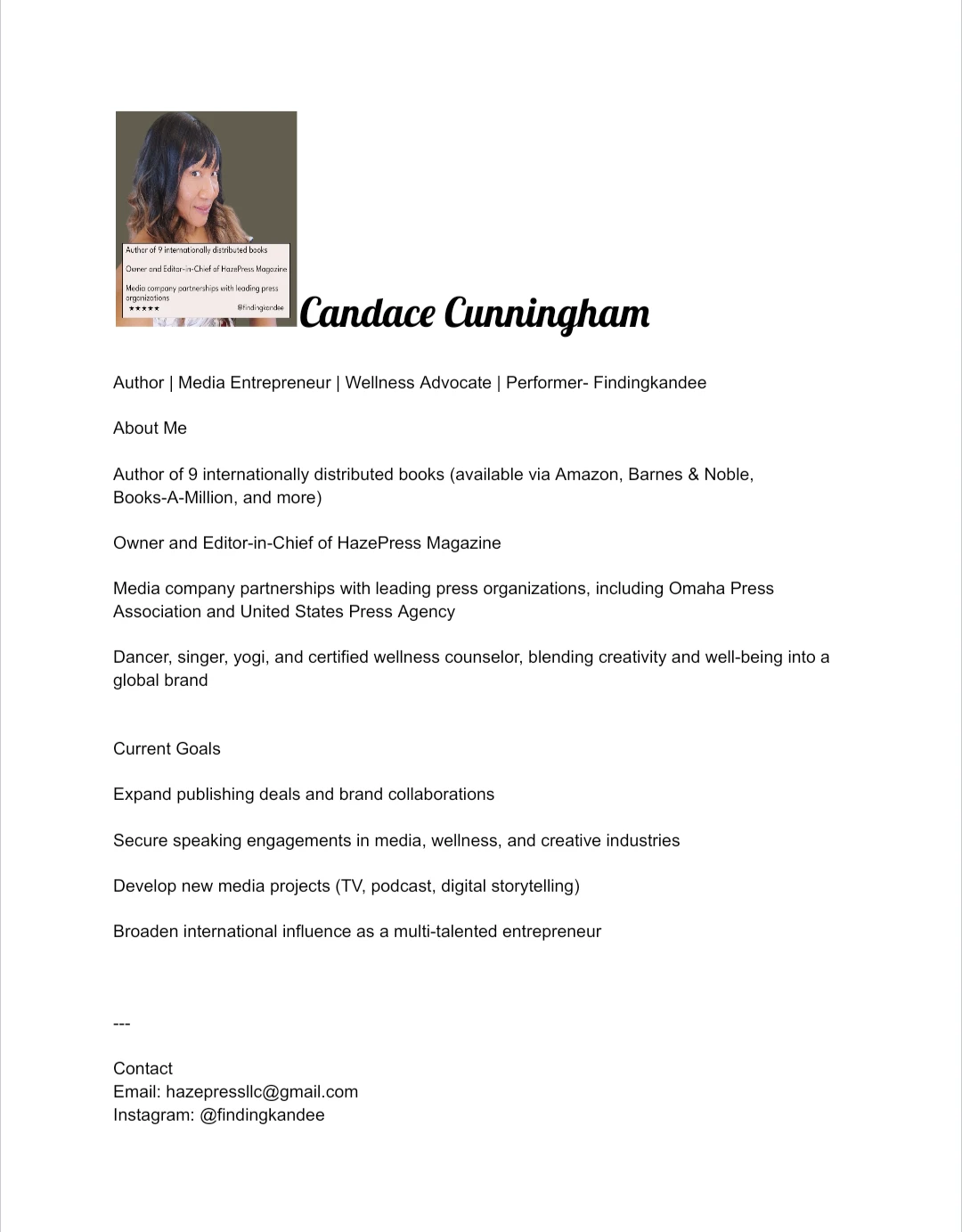Findingkandee info blurb