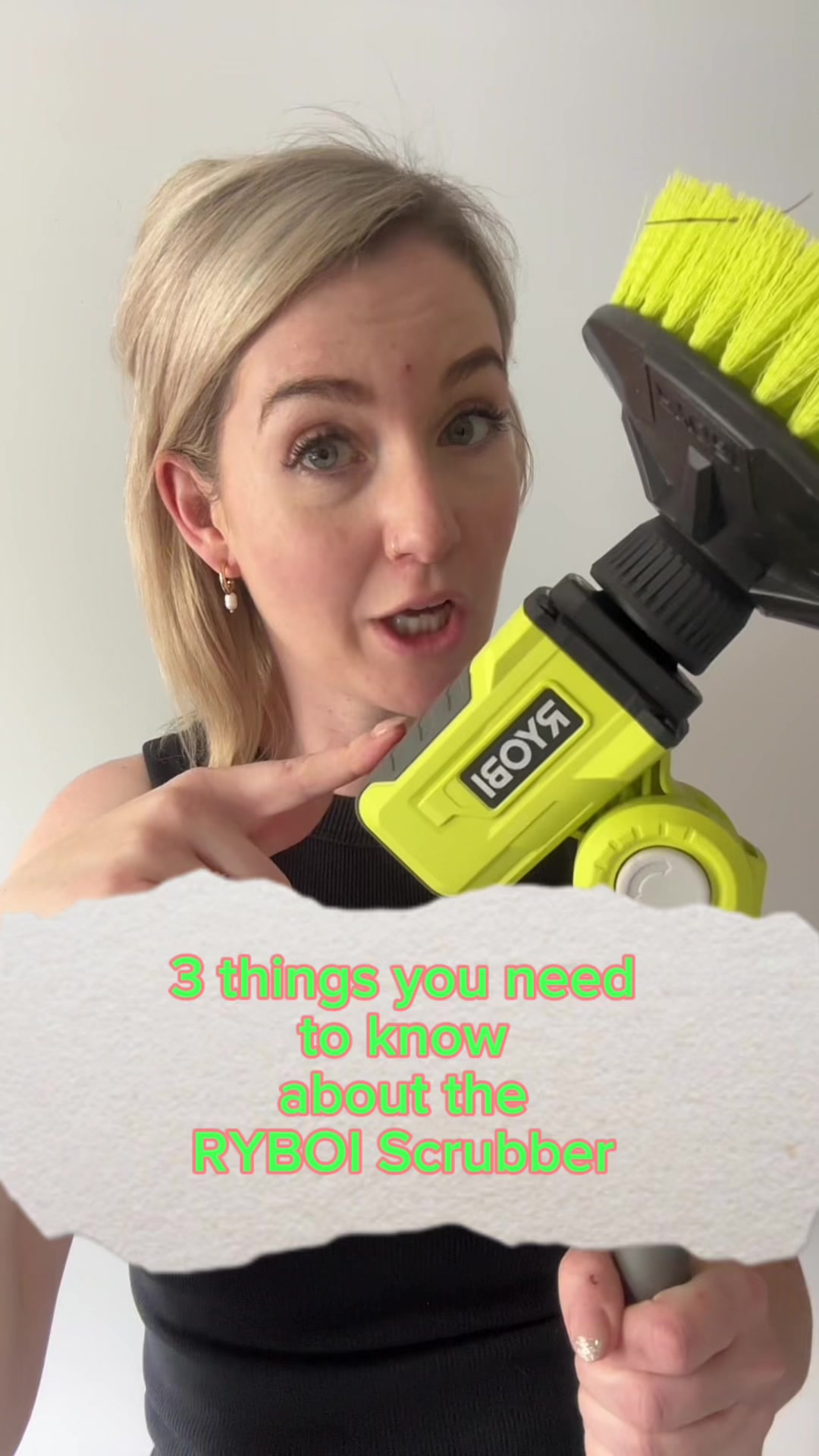 Ryobi hard brush Cleaner demo
