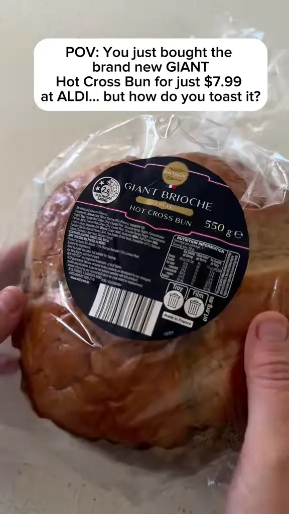 Aldi Hot Cross Buns