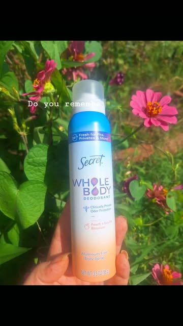 Campaign with Secret Body Deodorant